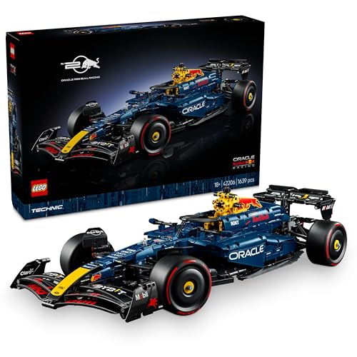 Image of LEGO Technic Oracle Red Bull Racing RB20 F1 Car Model Kit for Adults, Build Your Own Vehicle 42206