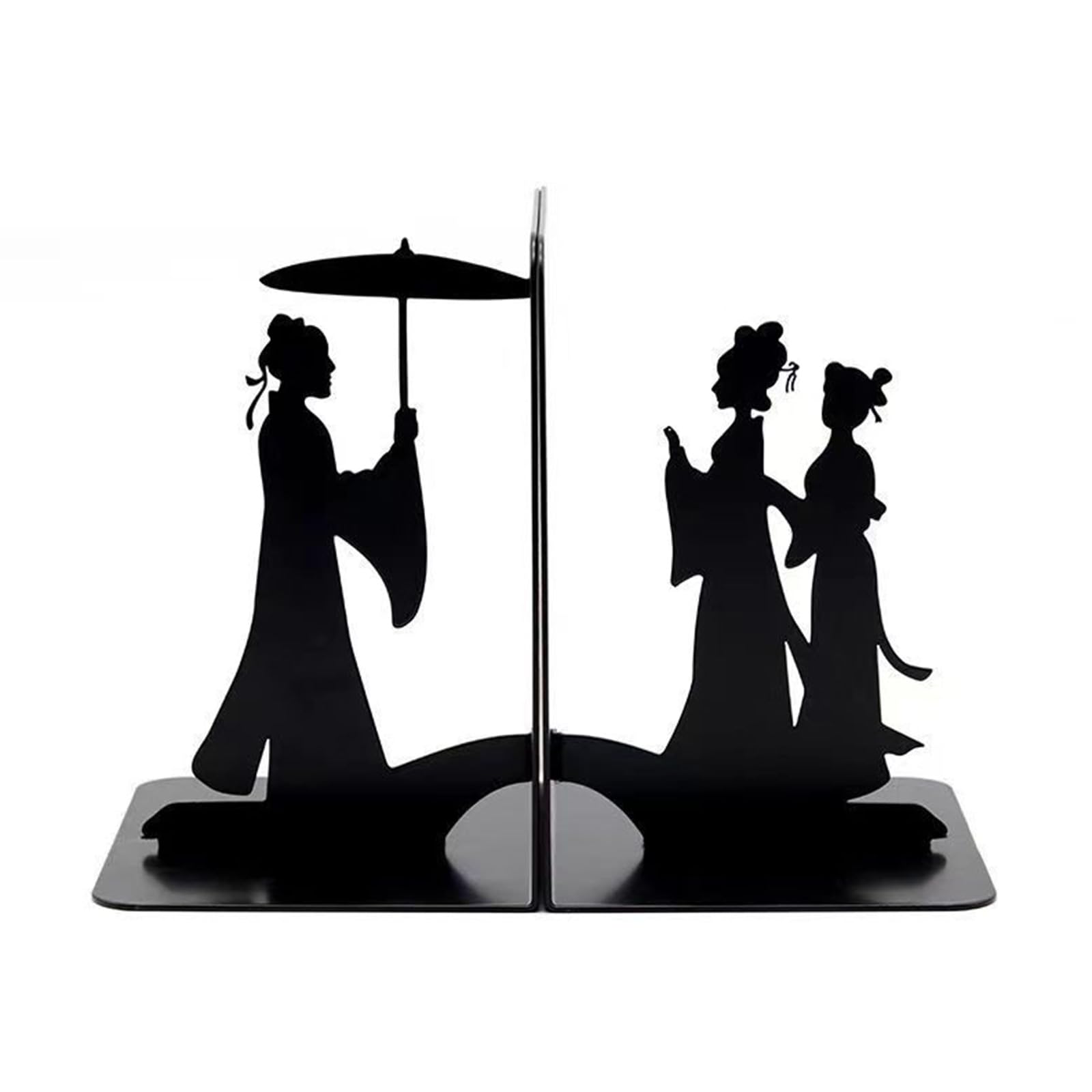 Hsioluted Meet Design Books Stand Metal Books Display Stand Bookends, Stands For Displaying, Picture Albums, Notebooks Desktop Bookends