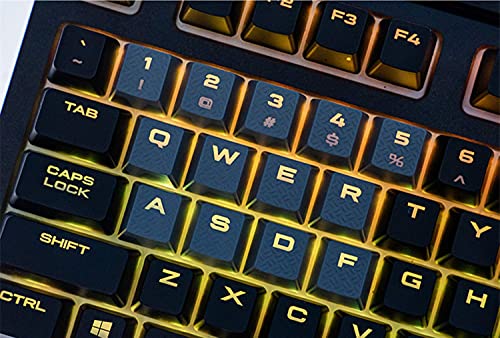 Image of 13 Keys Non-Slip Backlit keycaps Gaming Performance FPS MOBA Key Caps OEM Profile for Corsair K70 K100 RGB K95 K65 K68 K63 Mechanical Gaming Keyboards DIY Replace (Grey)
