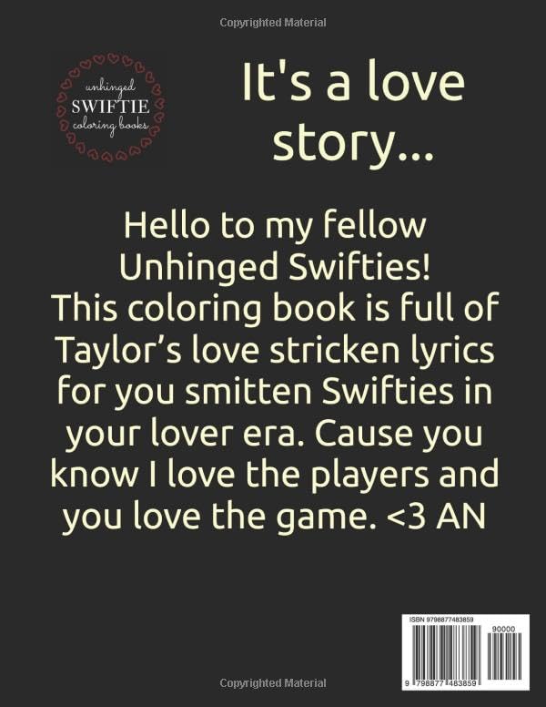 Unhinged Adult Coloring Book (Lovestruck Taylor's Version) (Activity Books TV) image 3