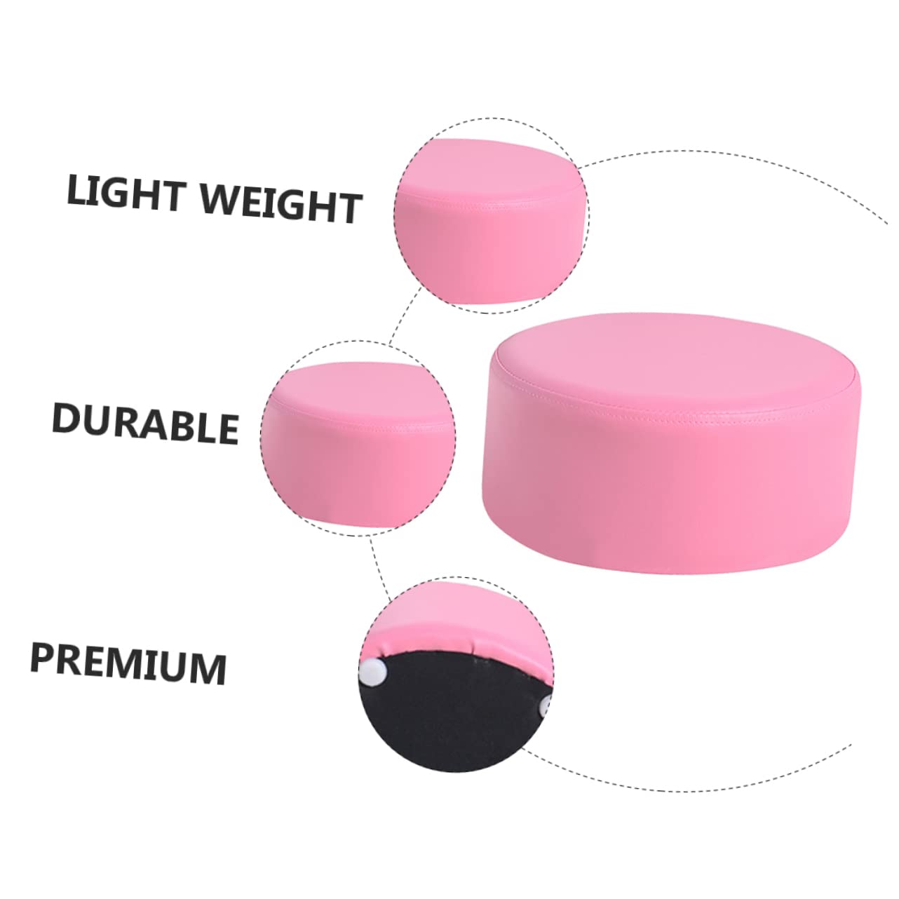 Cabilock 1pezzi Sgabello Antiscivolo Per Ragazzo Ragazza Pu Design Adorabile e Colore Fresco Per Bagno e Cucina Sicuro e Pratico Per Igiene Dei Piccoli