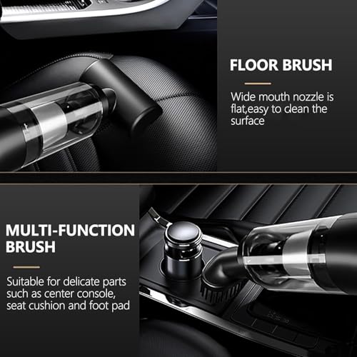 Image of Vasukie Multifunction Vacuum Cleaner with Brushless Motor Strong Suction 18Kpa Handheld Vacuum Cleaner, for Home Use, Dry Vacuuming Portable Mini Car Vacuum Cleaner