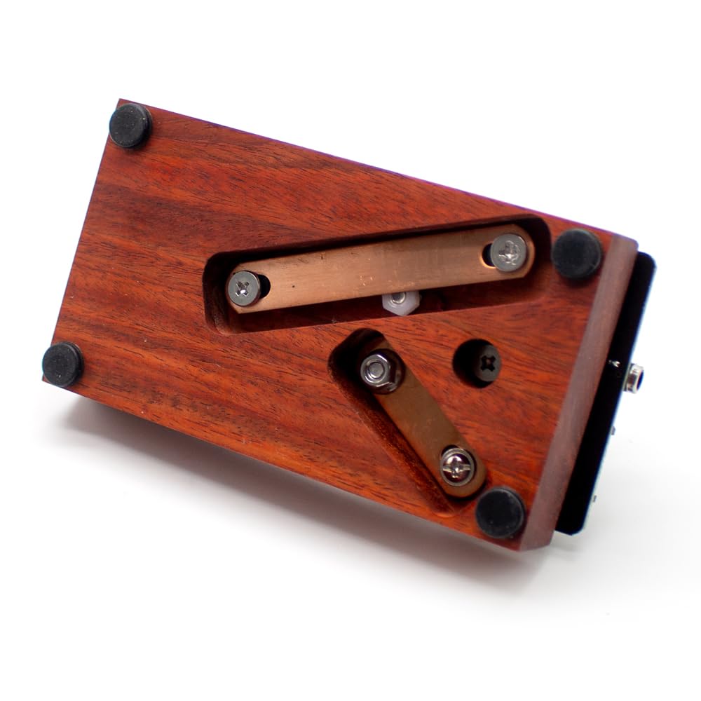 Tasto di Addestramento Manuale Tasto Codice Morse K-8 CW Morse Keyer Onde Corte Hf + Pannello di Pratica con Suoni E Luci