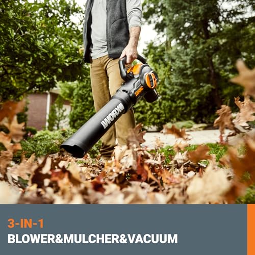 WORX WG512 3-in-1 Trivac Blower Vac Mulcher