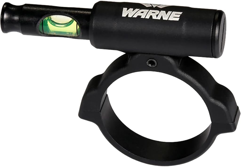 WARNE USL30 Universal Scope Level, 30mm, 6061 Aluminum, Attaches to Scope Tube, Matte Black