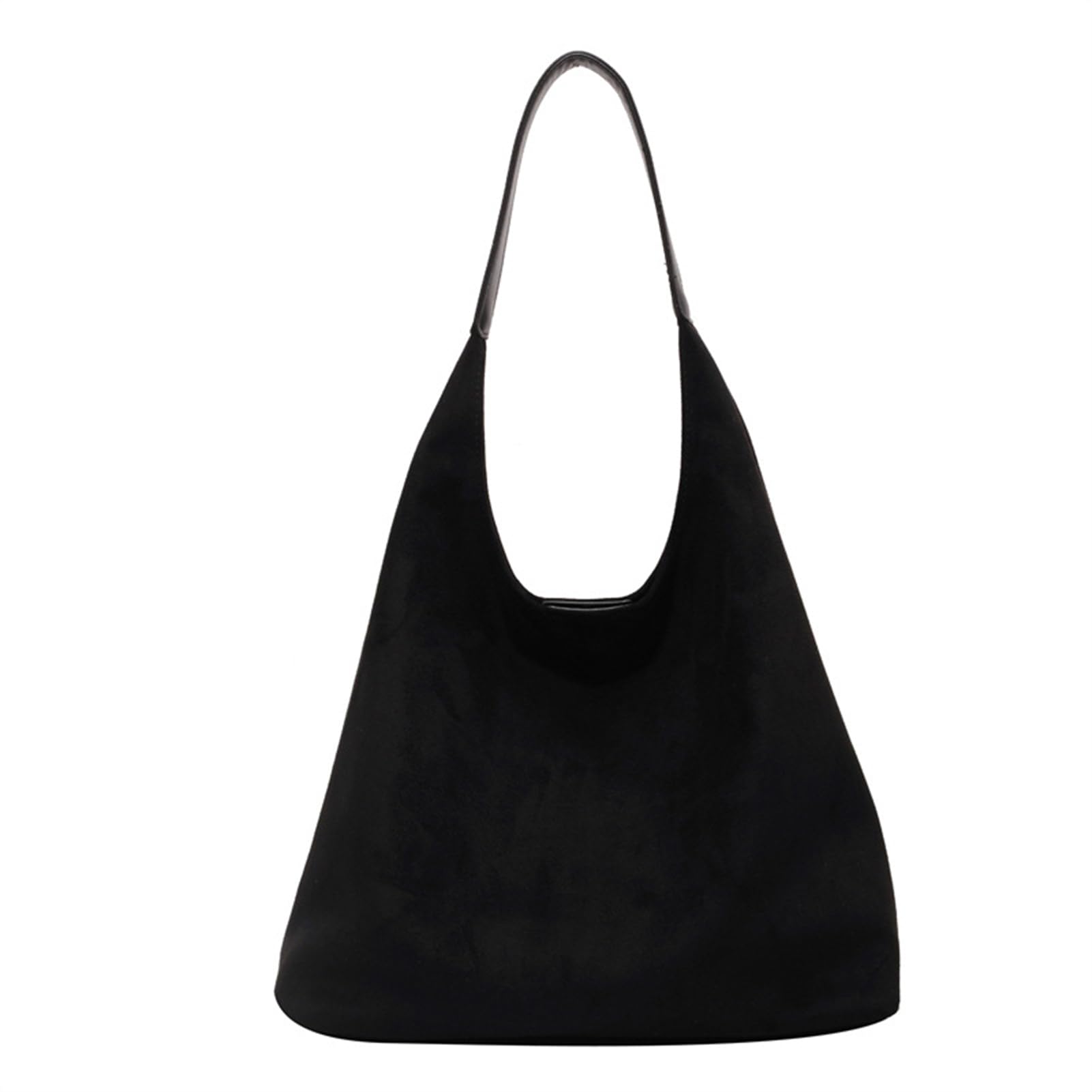 Suede Hobo Purse for Women Trendy Slouchy Shoulder Bag 2Pcs Set