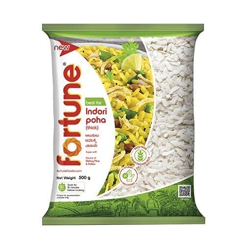 Fortune Indori Thik Poha Flattened Rice 1kg Healthy snacks (B0C8BCSDCB) Amazon Price History, Amazon Price Tracker