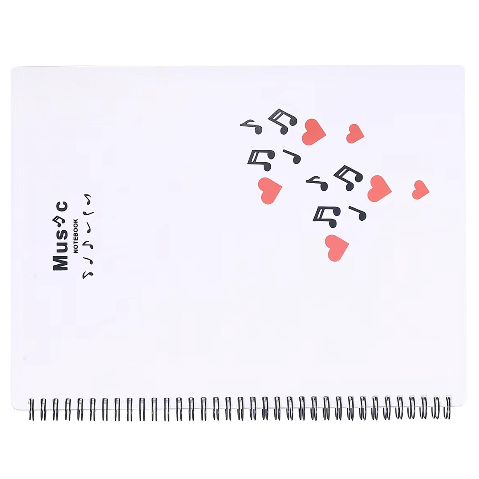 Carpeta de partituras con espirales, organizador de partituras, carpeta de documentos, hojas de música, archivos, carpeta de almacenamiento de papel