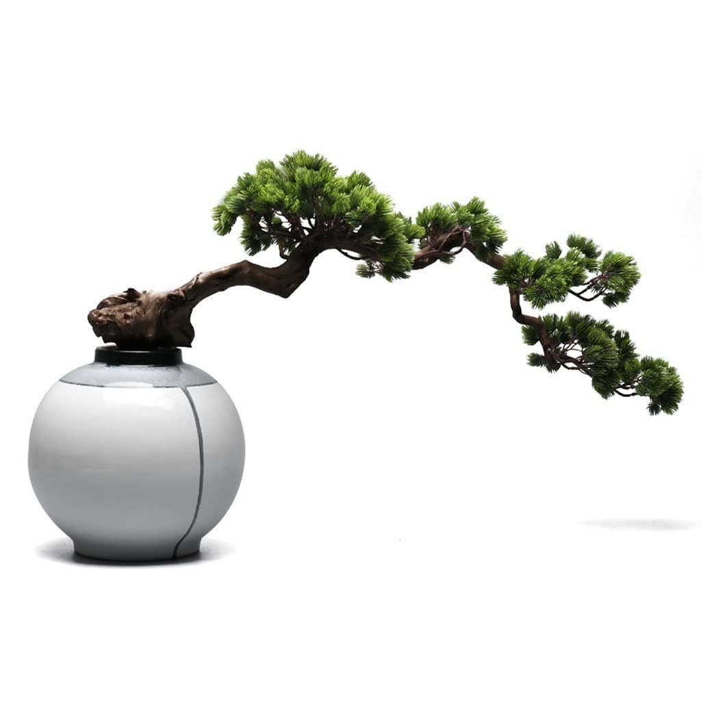 Artificial Bonsai Tree Bonsai Tree Decor Simulation Artificial Welcome Pine Ceramics Zen Tea Room To Learn Desktop Plant Indoor Greening Fake Tree