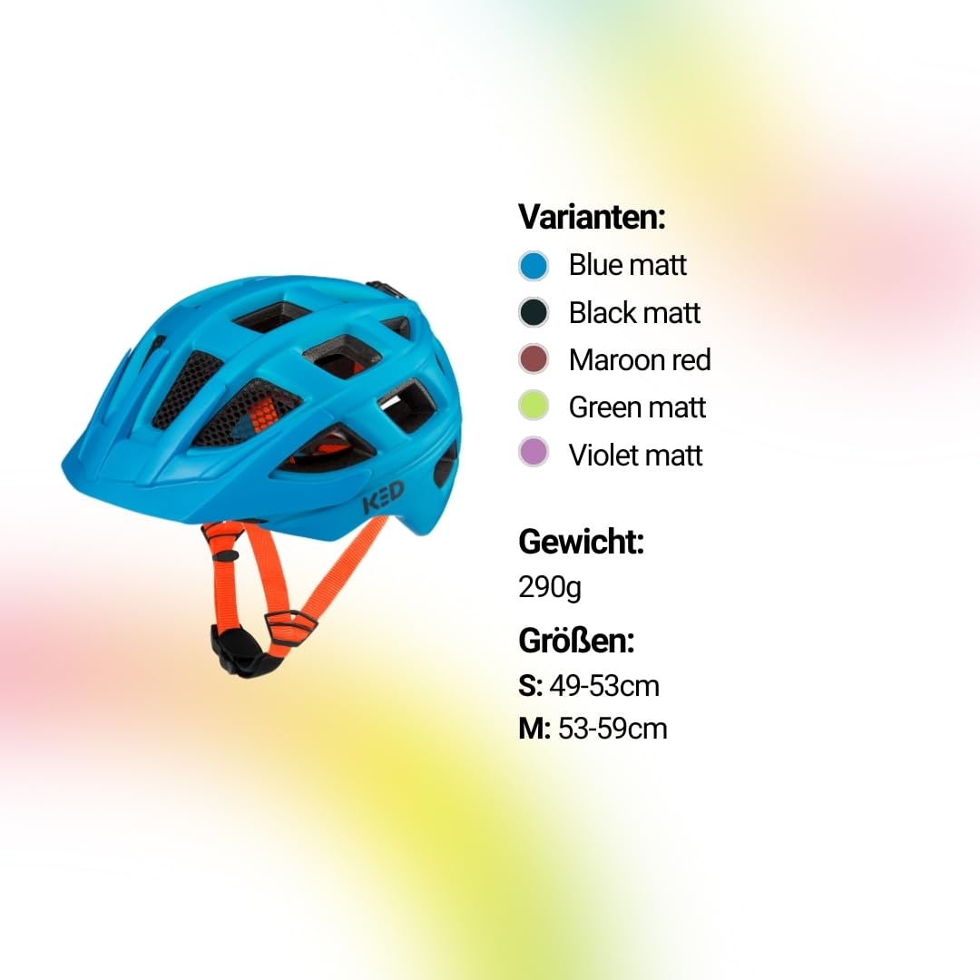 KED Kailu Jugend MTB Helm – Robuster Mountainbike-Helm Mit K-FIT Anpassungssystem Und Sicherer Gurtführung