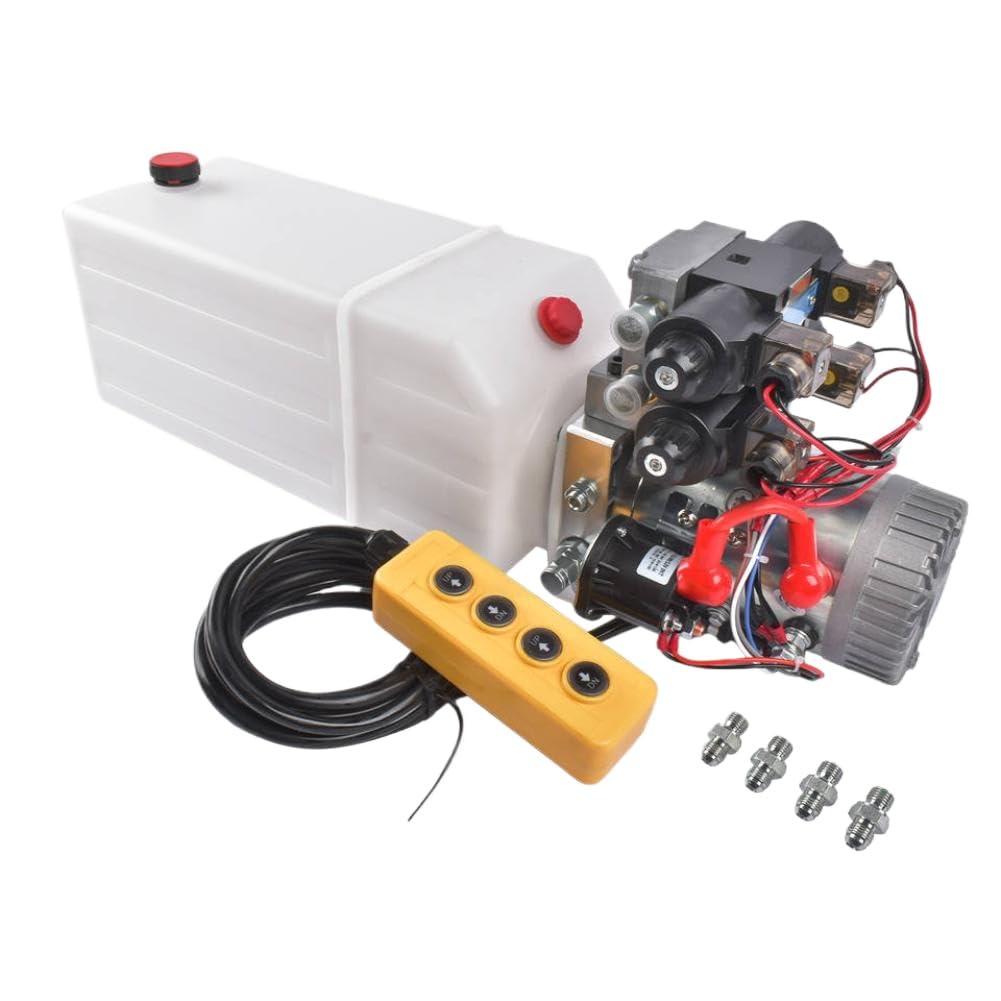 AP03 Doppelwirkendes Aggregat 12V DC, kompatibel mit Kippanhängern
