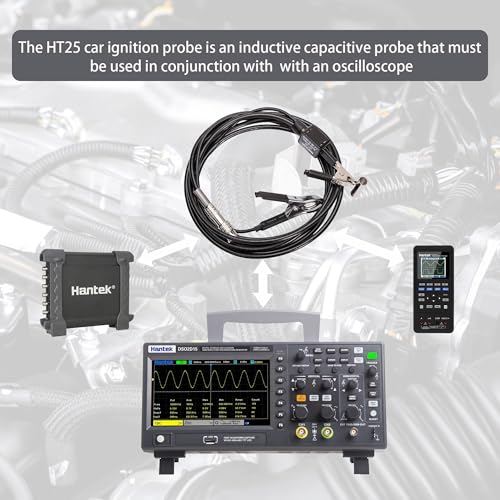 Hantek HT25 Auto Zündsonde Automotive Oszilloskop Sonde Hochspannung Induktiv Kapazität Zündsonden Diagnose-Werkzeug Zubehör