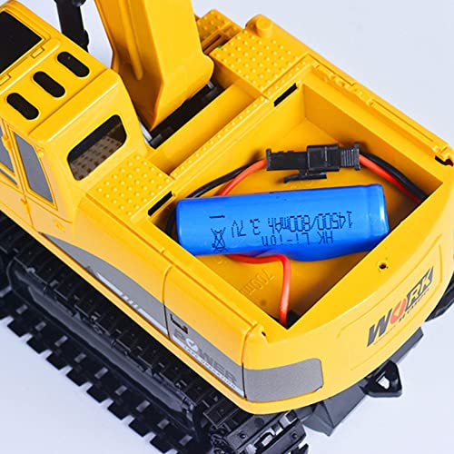 Escavadeira RC – construção brinquedo RC escavadeira, trator construção escavadeira controle remoto