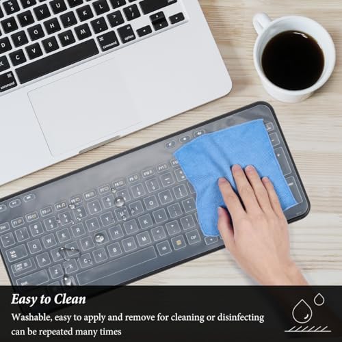 Protector de Teclado para Logitech MK360 K360 Transparente miniatura 6