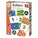 Jumbo Spiele 19547 ich lerne Zahlen - Lernspiel für Kinder ab 3 Jahren für 1 bis 4 Spieler Mehrfarbig One Size