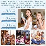 Skin Care Routine Set For Teens Age 10-12, Milk Skin Care Gift Kit For Kids Age 8-12, 11 In 1 Facial Kit With Alpha Arbutin, Hyaluronic Acid, Skin Care For Girls, Moisturizing & Gentle - Image 7