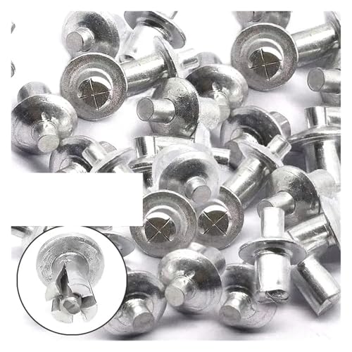 Rivets à marteau aluminium de précision 5x7 mm pour assemblages rigides durables - 3