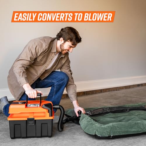 Image of Armor All DVTB202 0902 2.5-Gal 20V Cordless Wet /Dry Vac with 2.0Ah Battery
