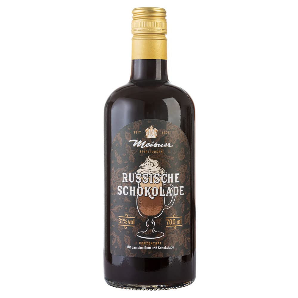 Russische Schokolade | Schokolade mit bestem Jamaica Rum | Schokoladenlikör | 31% Vol. (0,7 L)