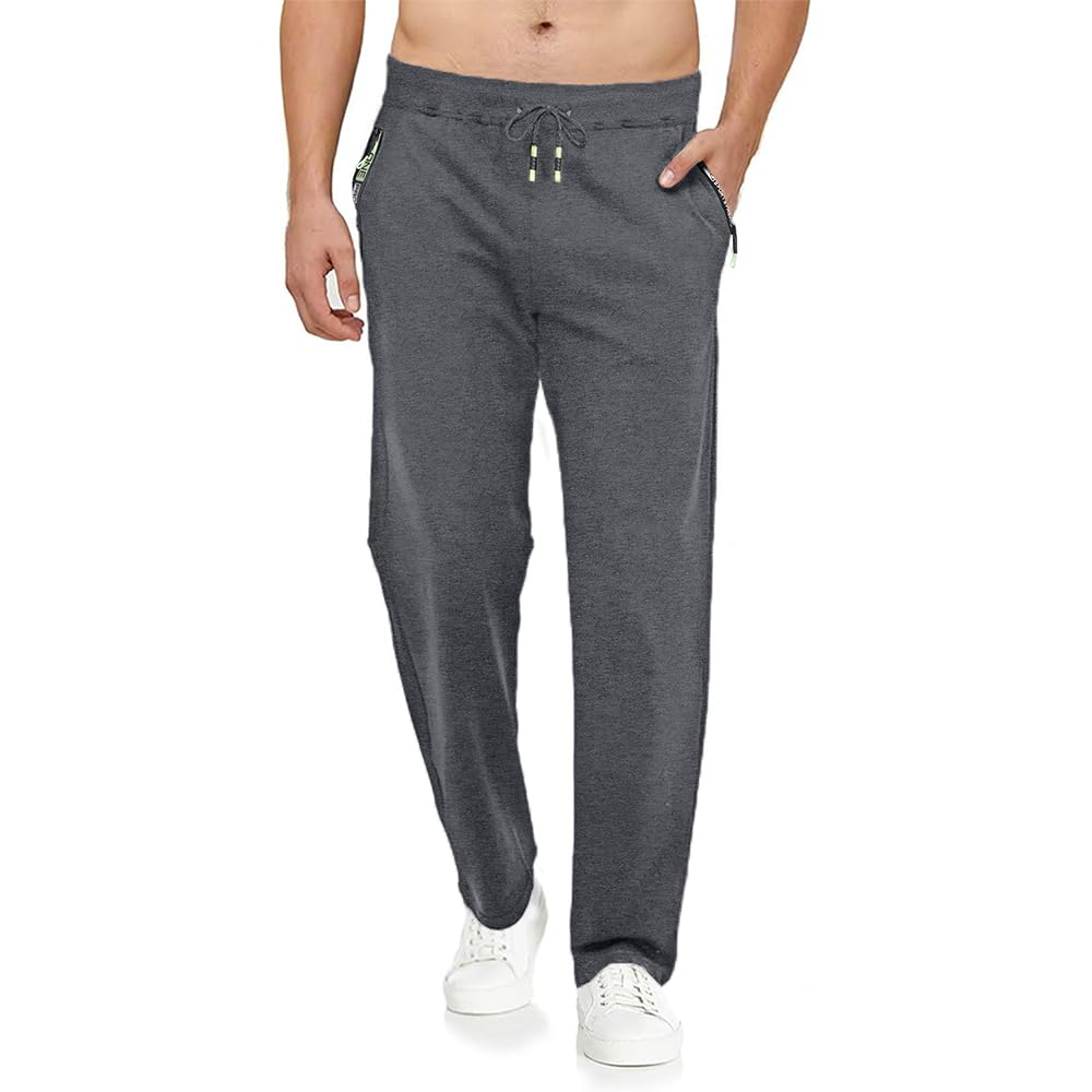 Tansozer Pantalones Deportivos Pantalones Hombre Casual Pantalones de Chándal Algodón Cintura Elástica