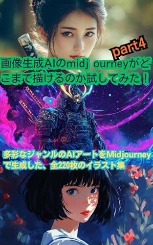 Image generation AI Testing the Limits of Midjourneys Creativity part4: A Collection of 220 AI-Generated Illustrations in Diverse Genres Created with Midjourney (Japanese Edition)