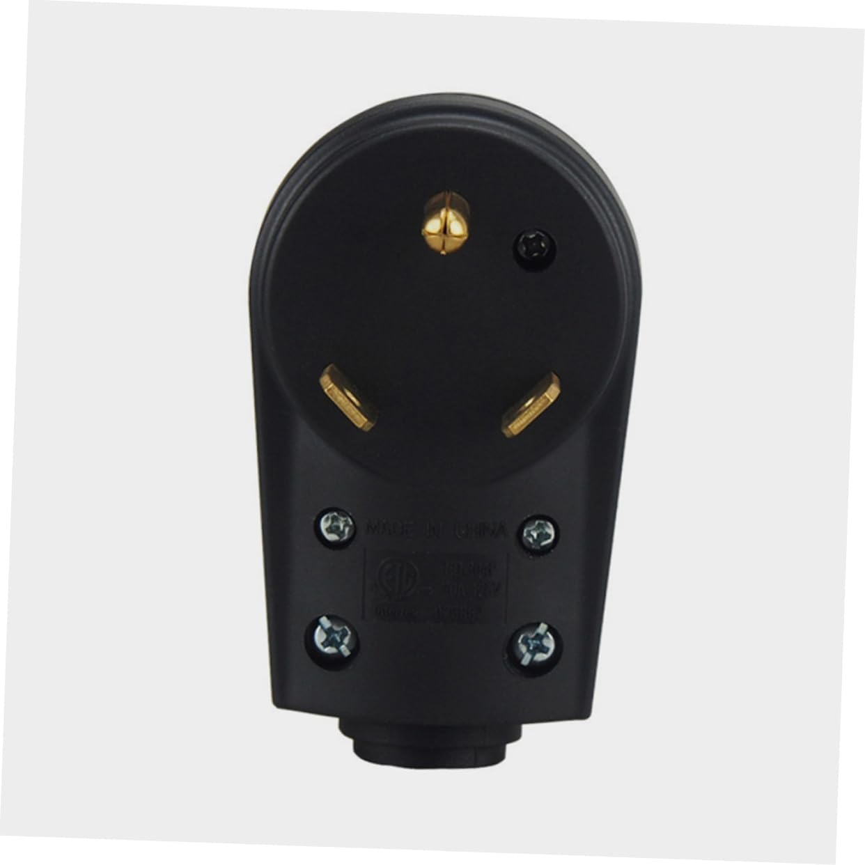 GLEAVI 3pcs Rv Male Prong Electrical Adapter Easy Unplug Design for Trailers and Campers Material for Connectivity