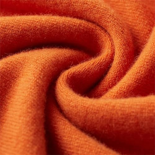 Men's Cashmere Wool Blend Sweater Crew Neck Pullover Loose Casual Warm Knitted Base Layer Top4