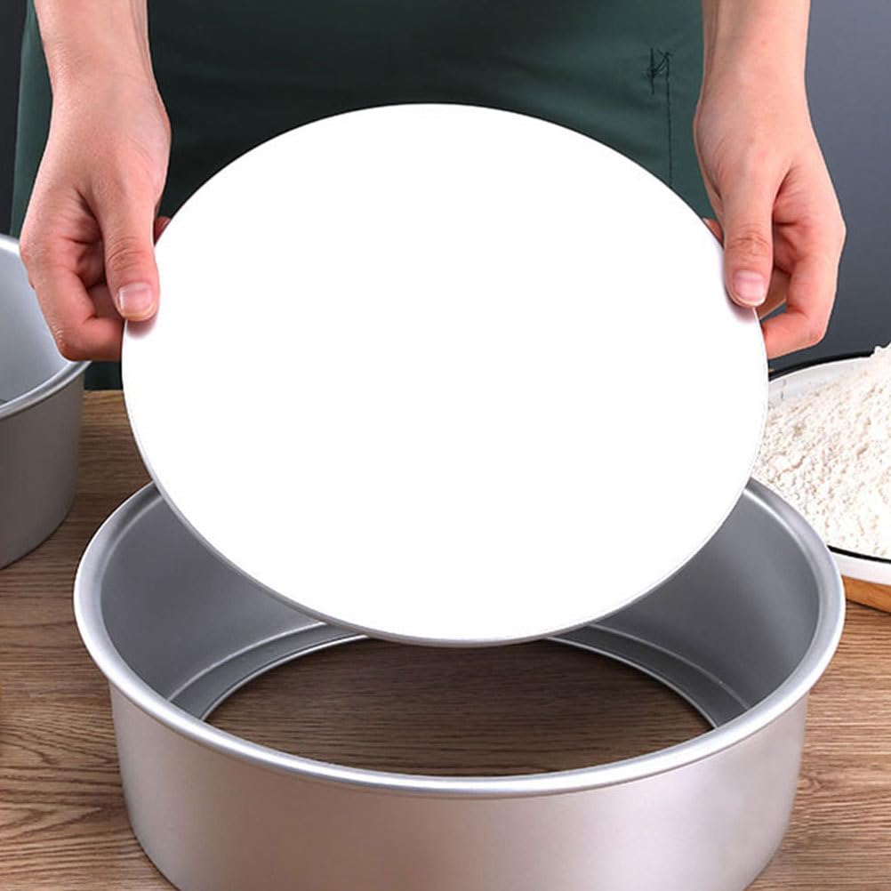 IMIKEYA Kuchenform 22cm Angel Food Cake Backform aus Aluminiumlegierung Round Cake Pan mit Abnehmbarem Boden Chiffon Kuchen Backform Donut für Backen