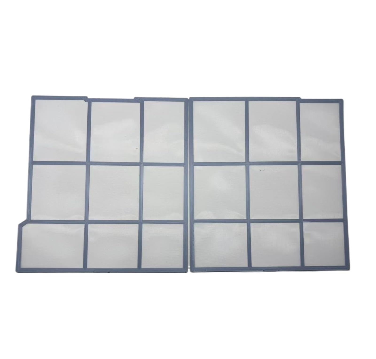 Techauto One Color Air Conditioning Dust Screen Size:left 30X31.5cm+ Right 28.5X31.5cm 2 Pcs/Set Air Conditioner Filter