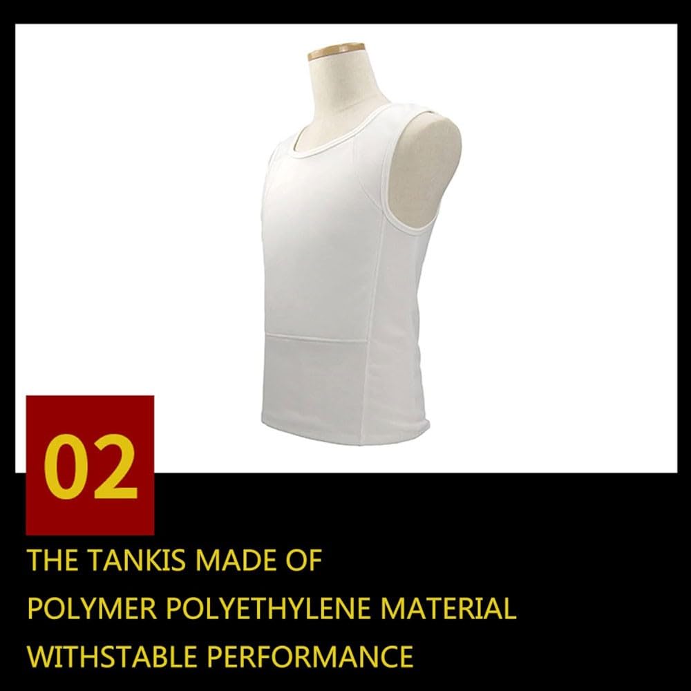 Gilet Pare-balles de Niveau IIIA - Vêtements de Protection de sécurité Tactique dissimulés de Léger Imperméable Respirant pour La Protection De La Sécurité Personnelle