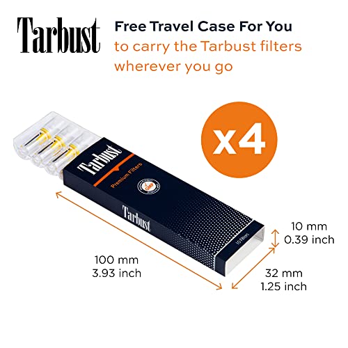 Image of Tarbust 1200 Cigarette Filters that Remove Tar and Chemicals, Reusable Filter Tips, Tar Blockers, Smart Filters for Cigarettes Tips, Regular & King Size (Pack of 3)