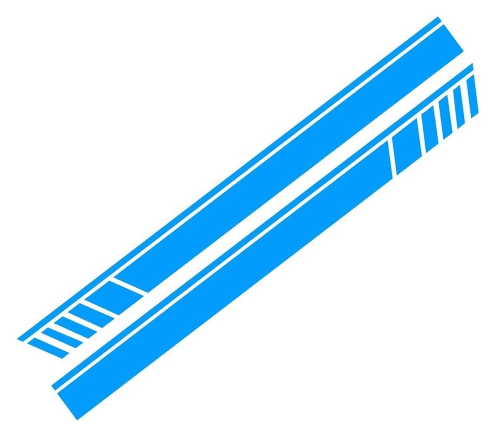 2Pcs Side Body Stripe Stickers, Universal Auto Exterior Decorative Vinyl Decals for SUV Car Styling
