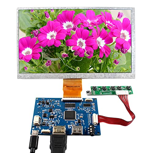 Image of 7 inch 1024x600 700nit IPS LCD Screen,Support Image 180 Rotation | with H /D USB Controller Board 50pin