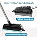 ITTAR Multi-Purpose Scrub Brush with Long Handle, 10