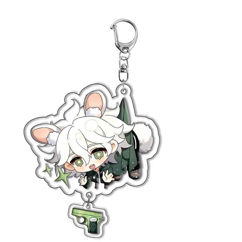 ダンガンロンパ セブンネット特典 アクリルキーホルダー 霧切響子 七海千秋 ダンガンロンパシリーズ - 緜さんイラスト 七海千秋 メイド&執事