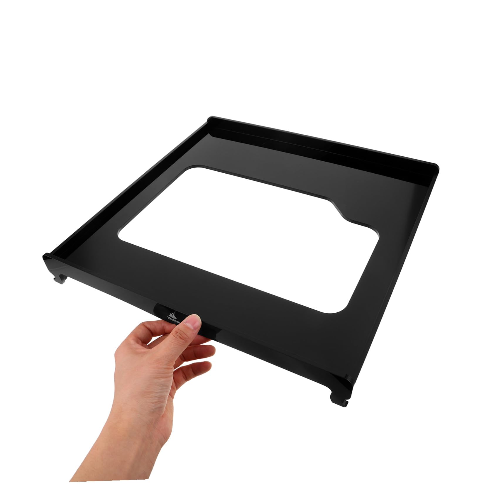 Base Isolante Antivibrazione per Giradischi in Acrilico Nero Supporto per Dischi in Vinile per Spazio Musica e Casa