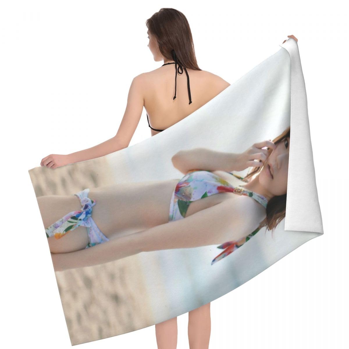 Amazon｜バスタオル 島崎遥香 ビーチタオル タオル スポーツタオル