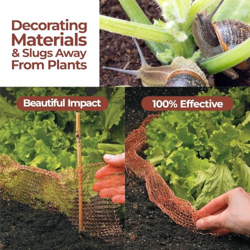 Image of Copper Mesh Roll for Rodent Control, 4 in x 10 ft, Pack of 2 with Scissors