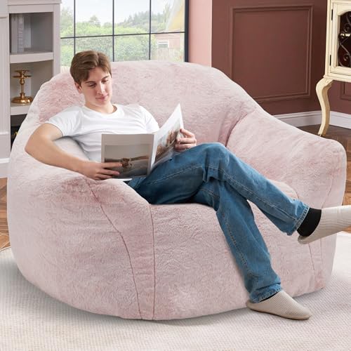 Image of Homguava Giant Bean Bag Chairs for Adults,Large Bean Bag Couch with Arms