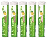 B-FIT Sport - Mineralien und Vitamine - Intensiver Ananasgeschmack - 5 x 20 = 100 Brausetabletten - Made in Germany