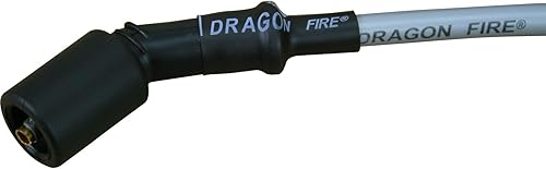 Miniatura 4 de DRAGON FIRE PERFORMANCE Street Series Silver Direct Fit - Juego de cables de bujía de 0.315in de bajo ohmio compatible con Chevrolet Cadillac