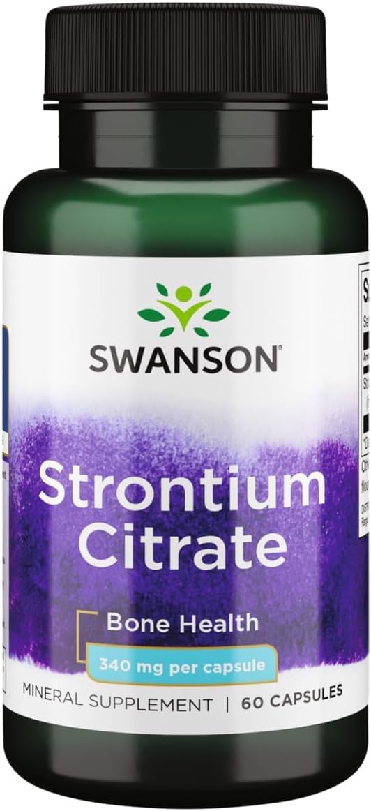 Swanson Strontium Citrate 340 Mg 60 Capsules-image-9