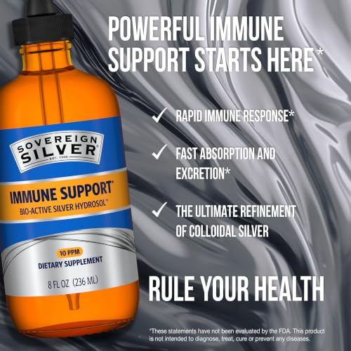 Sovereign Silver Immune Support, Colloidal Silver, 8 fl oz (236 mL) - image 6