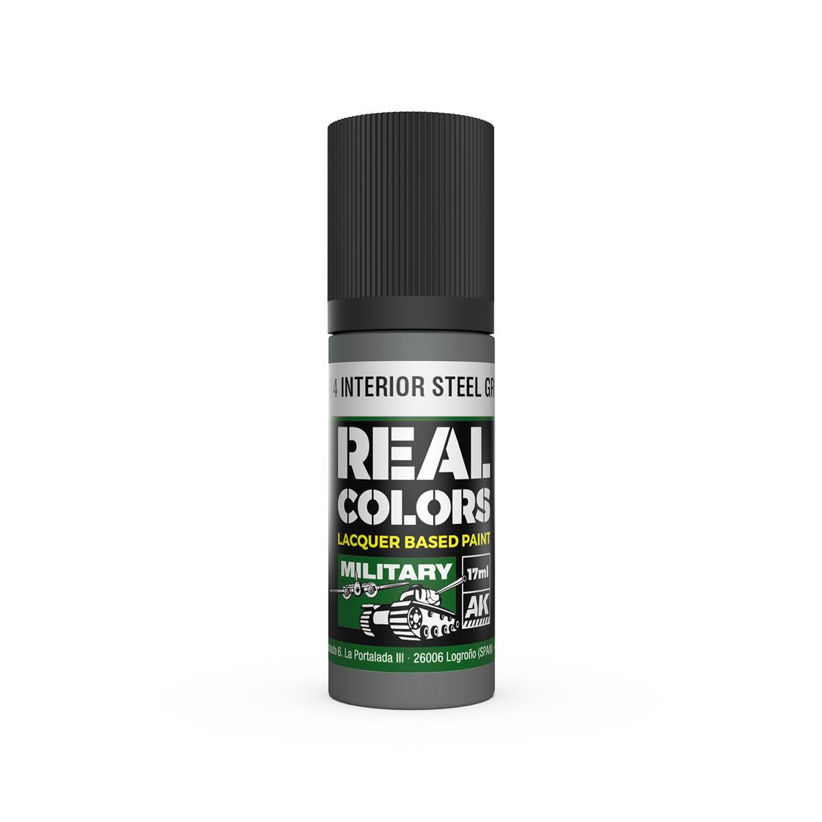 Ak Interactive Grey Ak Real Colors Rc979 A-14 Interior Steel (17Ml) (Old Rc319)