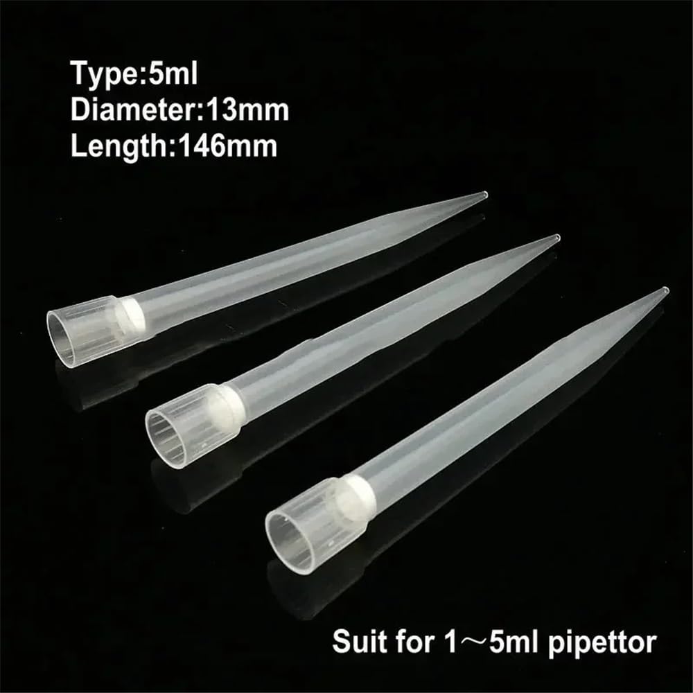 Cristalería de Laboratorio Pipeta de plástico de 10 ml con elemento filtrante de PP (10 ul, 100 ul, 200 ul, 300 ul, 1000 ul)(300ul 1000pcs)