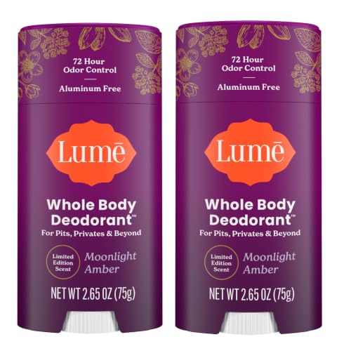 Image of Lume Moonlight Amber Deodorant Solid Stick 2 packs