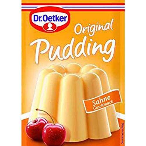 Dr. Oetker Pudding Sahne Geschmack 4 Pack (Cream Flavor)