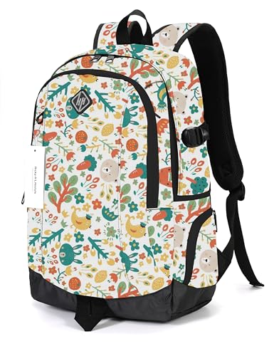 Image of rickyh style School Backpack Travel Bag for Men & Women Lightweight College Back Pack with Laptop Compartmen