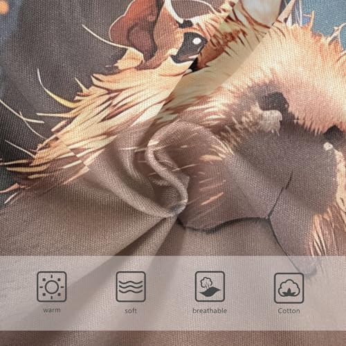 Girls Underwear Toddlers 2t Cotton Cute Panties Girl Cartoon Kids Undies Briefs Cartoon Animals Autumn Leaves3