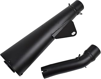 for Hon-da CMX Rebel 500 CMX500 Rebel500 Motorcycle Exhaust Muffler Pipe Slip-on Exhaust Full Systems Stainless Steel 2017 2018 2019 2020 2021 2022 2023 Black Retro